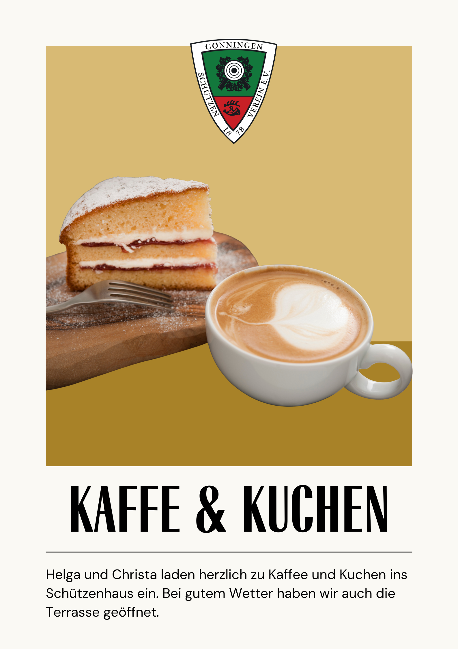 Kaffee und Kuchen